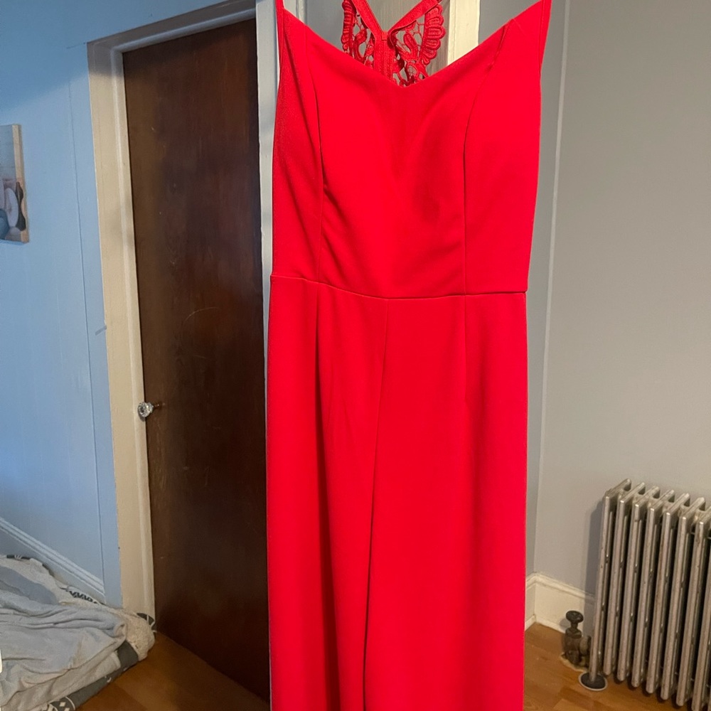 Red Jumpsuit from Francesca’s. Purchased for $50. Size large
